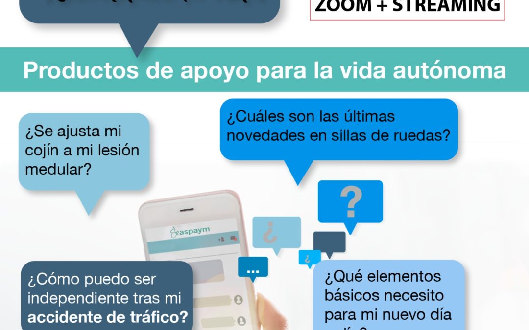 Arrancan las charlas ‘Reconduce tu vida’ sobre productos de apoyo tras un accidente de tráfico