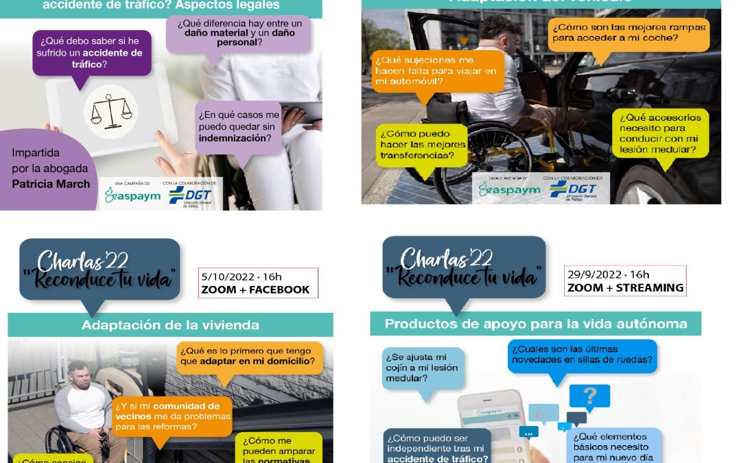 Aquí tienes todas las charlas ‘Reconduce tu vida’