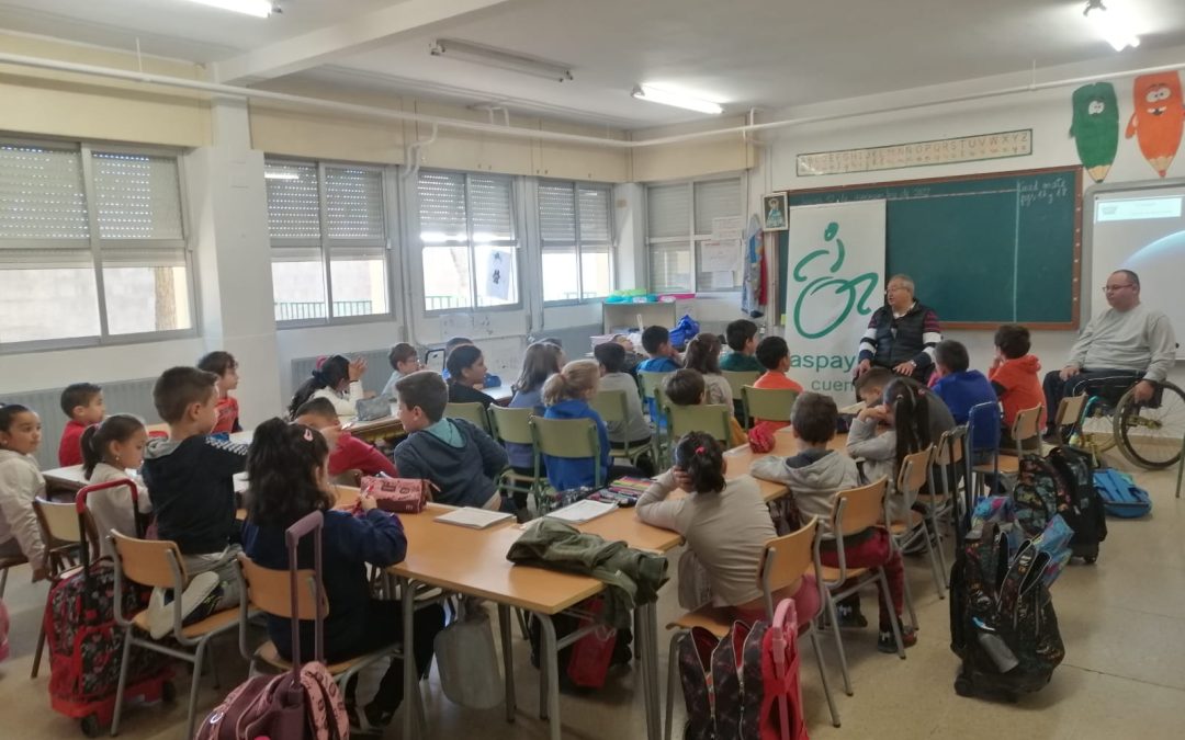 ASPAYM Cuenca prevé más charlas de concienciación en colegios de la provincia