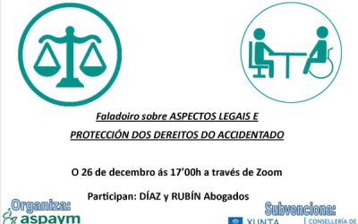 ASPAYM Galicia organiza una charla sobre derecho y accidentes de tráfico