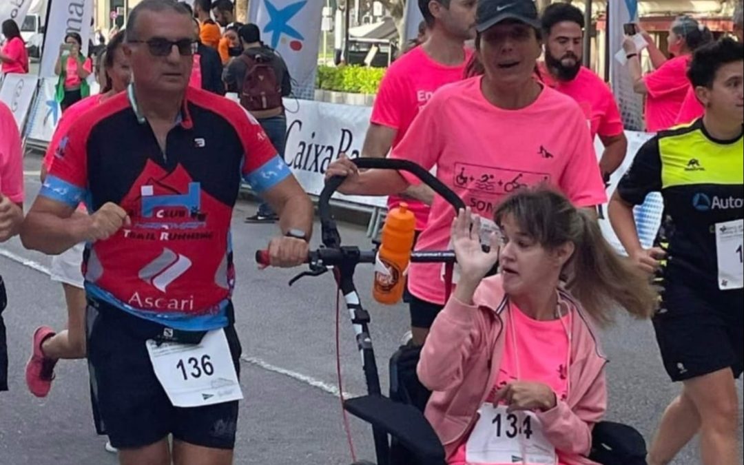 SOM UN de ASPAYM Baleares correrá en la Cursa popular PalmaDona 2023