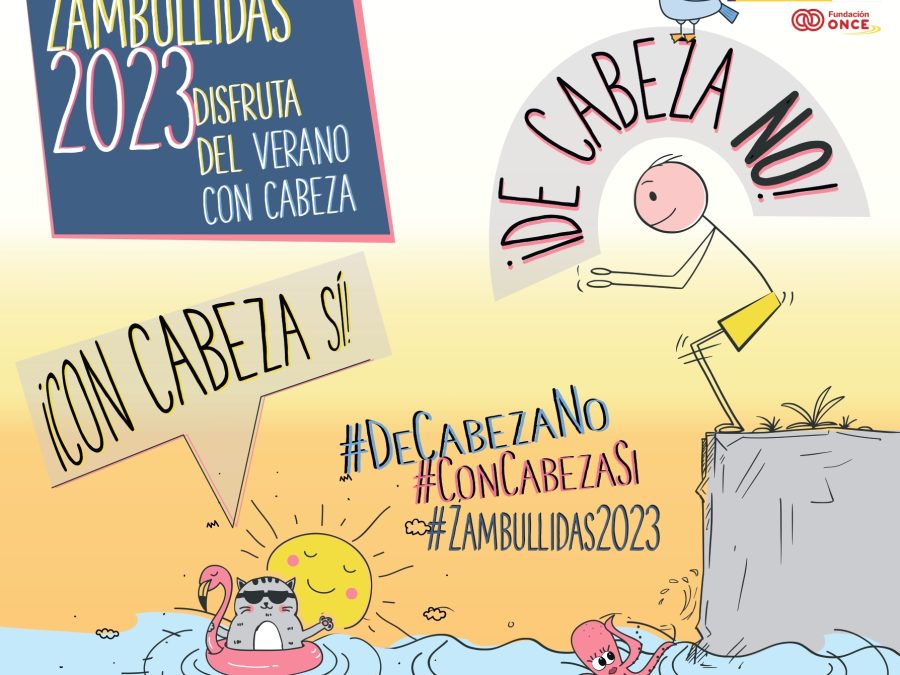 Prensa y medios audiovisuales y digitales se implican en la campaña de zambullidas ‘Con cabeza sí, de cabeza no’