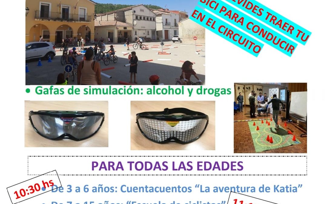 ASPAYM Cuenca participa en una acción de sensibilidad vial en Boniches