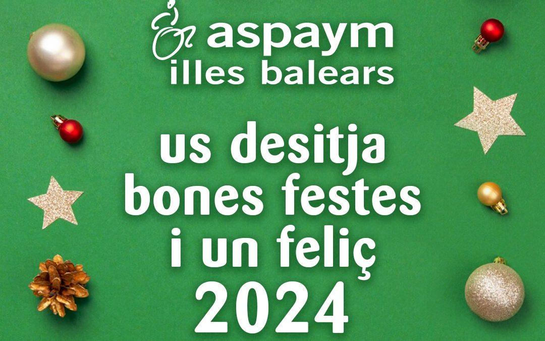 Las sedes de ASPAYM os desean Felices Fiestas