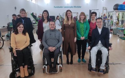 Representantes de la CAM visitan la Fundación del Lesionado Medular y ASPAYM Madrid