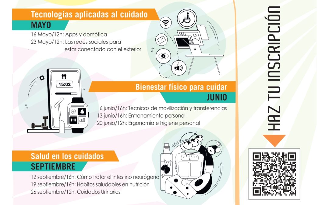 El próximo jueves arrancan las sesiones Cuida TE de ASPAYM para personas cuidadoras con una charla sobre apps y domótica