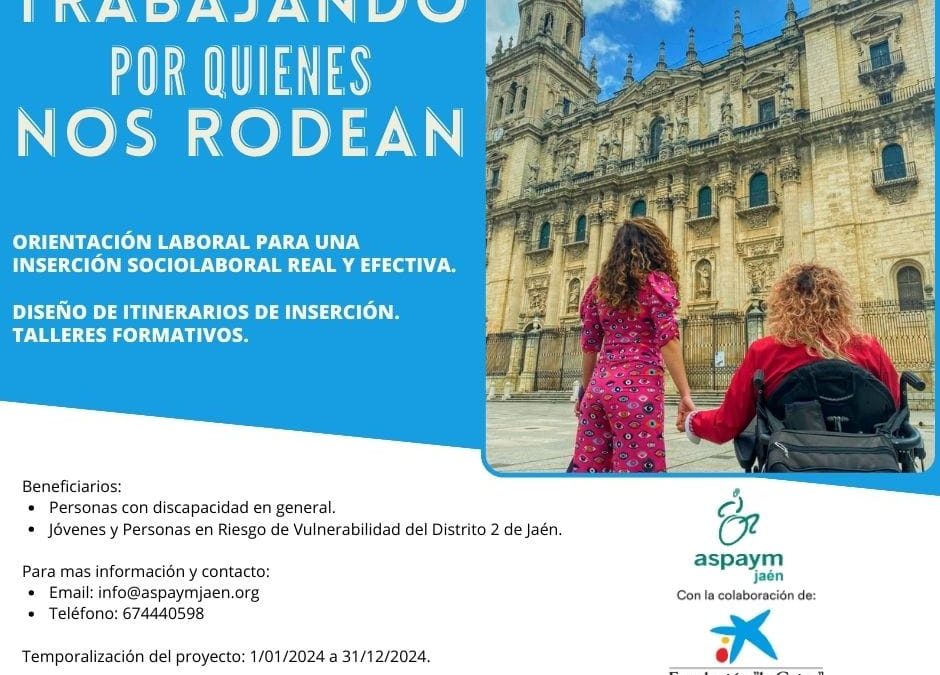 ASPAYM Jaén desarrolla el programa ‘Trabajando por quienes nos rodean’