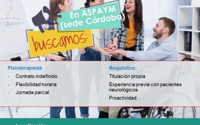ASPAYM Córdoba ofrece trabajo de fisioterapeuta