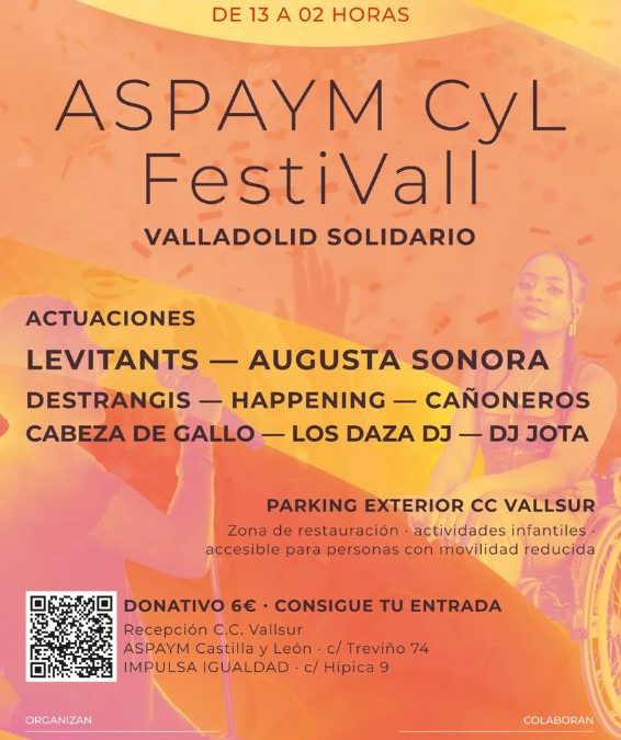 ASPAYM Castilla y León celebra este sábado 6 de julio el solidario e inclusivo FestiVall
