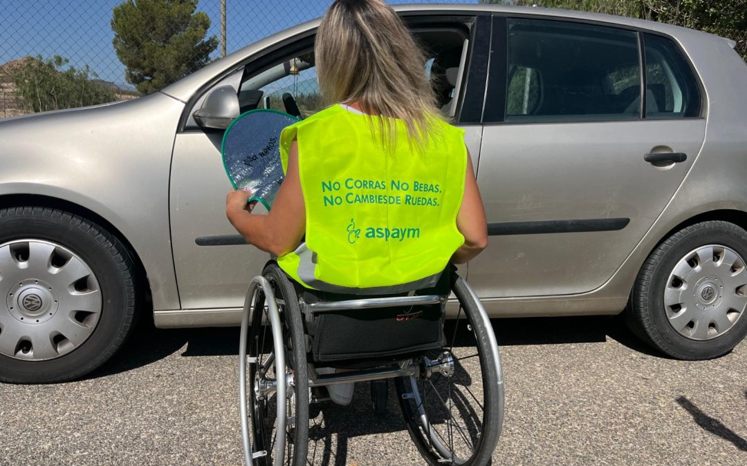 ASPAYM arranca en diversos puntos de toda España su campaña 2024 ‘No corras, no bebas, no cambies de ruedas’