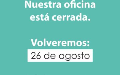 Federación Nacional ASPAYM cierra por vacaciones de verano hasta el 26 de agosto