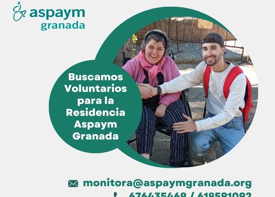 ASPAYM Granada busca personas voluntarias para su residencia