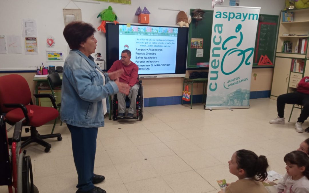 ASPAYM Cuenca arranca el curso en el CRA Elena Fortún con la campaña ‘Discapacidad y seguridad vial’