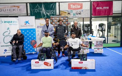 Óscar Agea y Coco Bernal, ganadores del VIII OPEN Nacional de Pádel en Silla ASPAYM Toledo