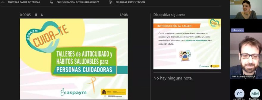 ASPAYM Castilla y León celebra una sesión de mindfulness en el programa Cuida Te