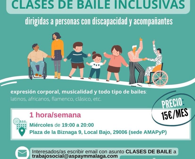 ASPAYM Málaga desarrolla clases de baile inclusivo