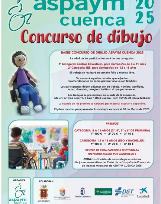 ASPAYM Cuenca arranca su concurso de dibujo 2025