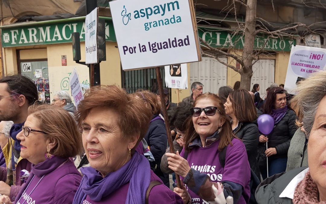 Así han conmemorado las sedes de ASPAYM este 8M en 2025