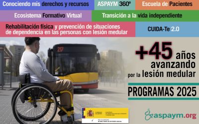 ASPAYM organiza siete programas estatales este 2025 por las personas con lesión medular