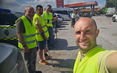 ASPAYM Asturias se suma a concienciar en carretera contra el consumo de alcohol y drogas al volante