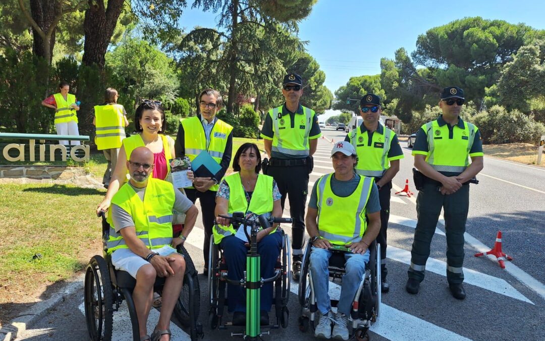 ASPAYM sensibiliza en carretera con la DGT frente al consumo de alcohol y drogas al volante