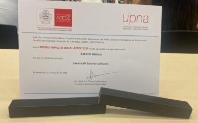 ASPAYM INNOVA, de ASPAYM Andalucía, premio ACEDE a la Implicación Social