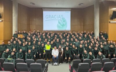 Federación Nacional ASPAYM imparte una charla sobre víctimas de siniestros viales en la Escuela de Tráfico de la Guardia Civil