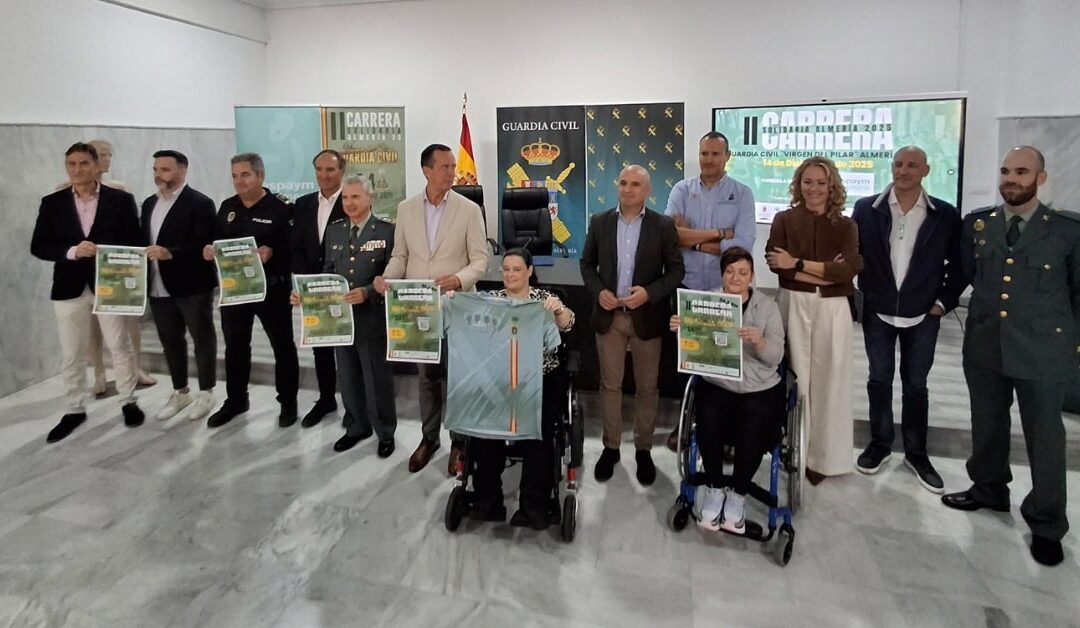 ASPAYM Almería, beneficiaria de la II Carrera Solidaria de la Guardia Civil provincial