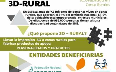 ASPAYM impulsa la accesibilidad en zonas rurales con el Proyecto 3D-Rural