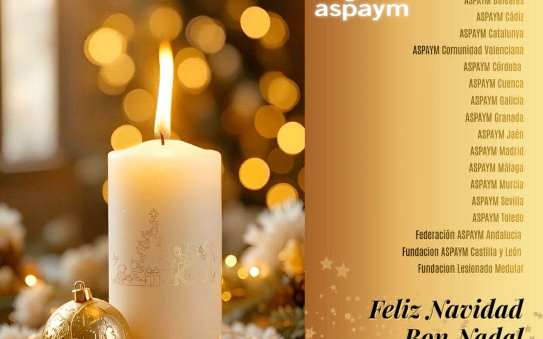 ASPAYM os desea Felices Fiestas y un Próspero 2026