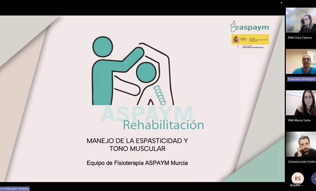 ASPAYM desarrolla una cápsula formativa sobre manejo de espasticidad y tono muscular