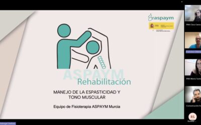 ASPAYM desarrolla una cápsula formativa sobre manejo de espasticidad y tono muscular