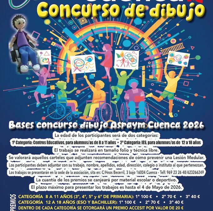 ASPAYM Cuenca arranca su concurso de dibujo 2026