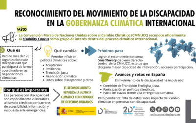 El movimiento de la discapacidad gana reconocimiento en la gobernanza climática internacional