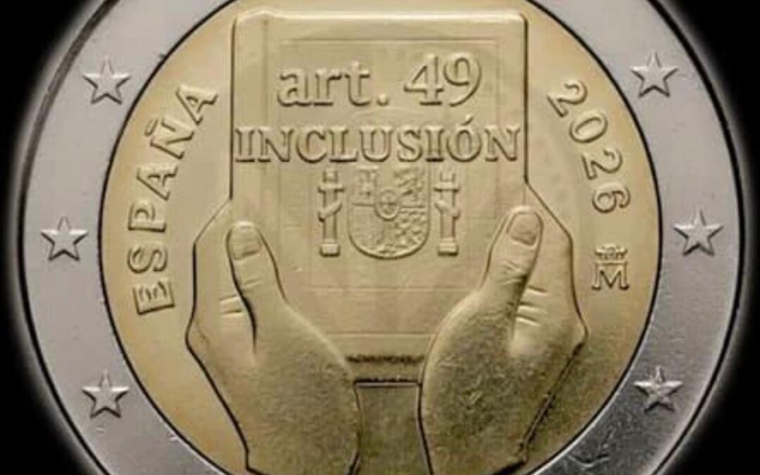 Una moneda de 2 euros para poner la accesibilidad en el centro del debate