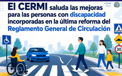 Nuevos avances en movilidad inclusiva: el CERMI valora las mejoras para las personas con discapacidad en el Reglamento General de Circulación