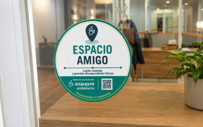 ASPAYM Andalucía impulsa Espacio Amigo para reconocer espacios comprometidos con la inclusión