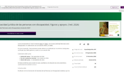 La UNED ofrece un curso online gratuito sobre la capacidad jurídica de las personas con discapacidad