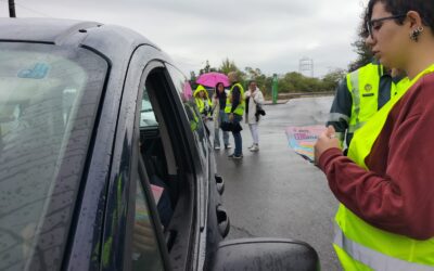ASPAYM conciencia por segundo año consecutivo en Logroño ante las distracciones al volante